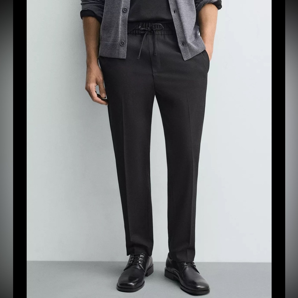 Zara Comfort Jogger Waist Pants, Size M